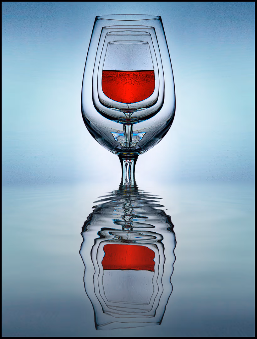 Red Wine reflection