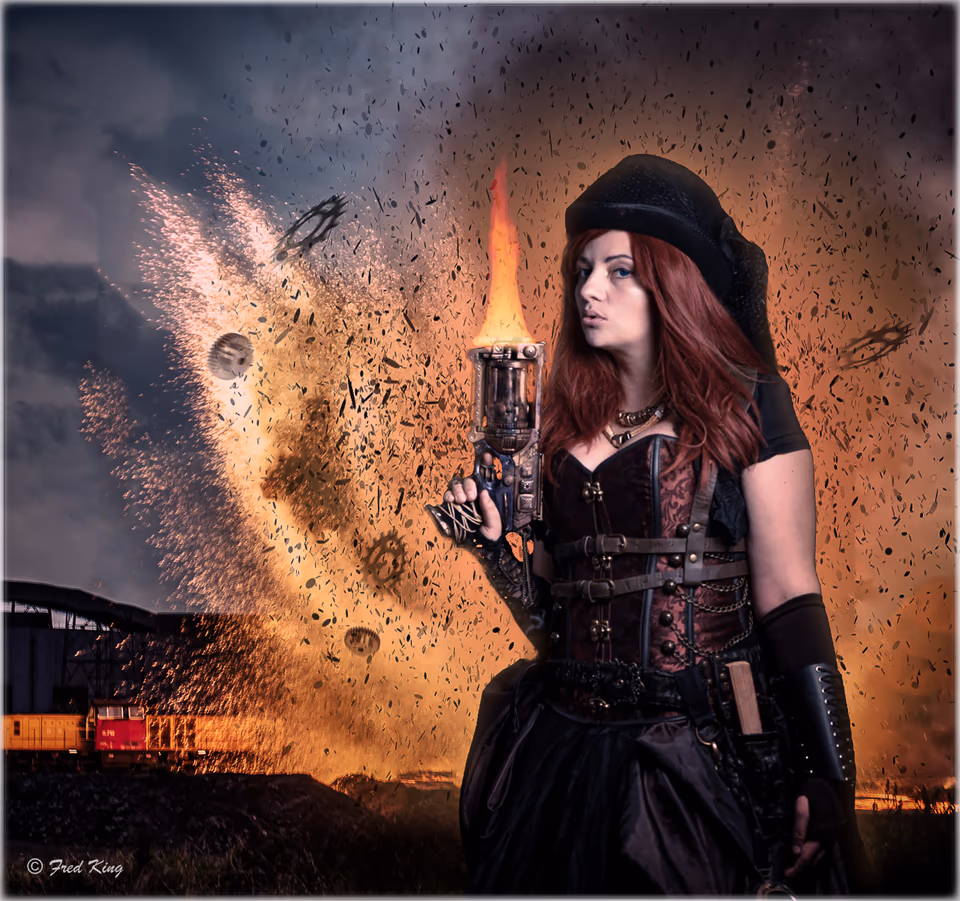 Blast and Steampunk nighttime