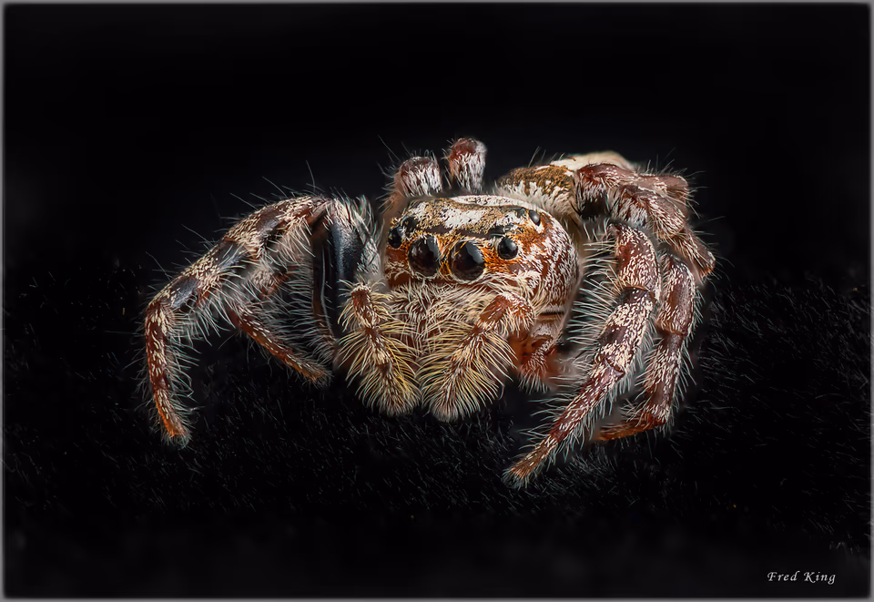 Insects, photograph by Fred King