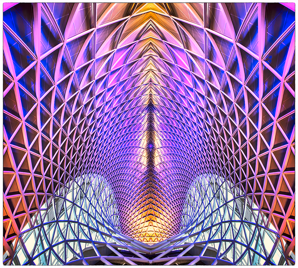 Kings Cross Station LINES out there symetrical