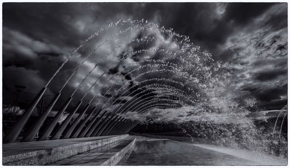 Olympic Park fountain
