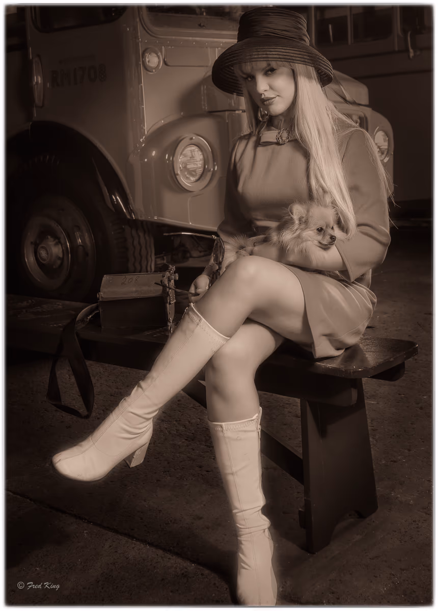 Retro, photograph by Fred King