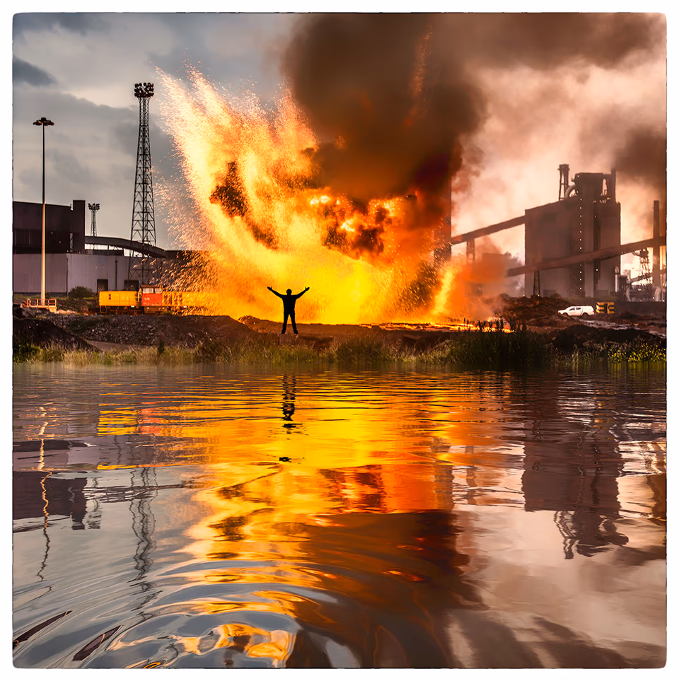 Lackenby Steel Works and Water