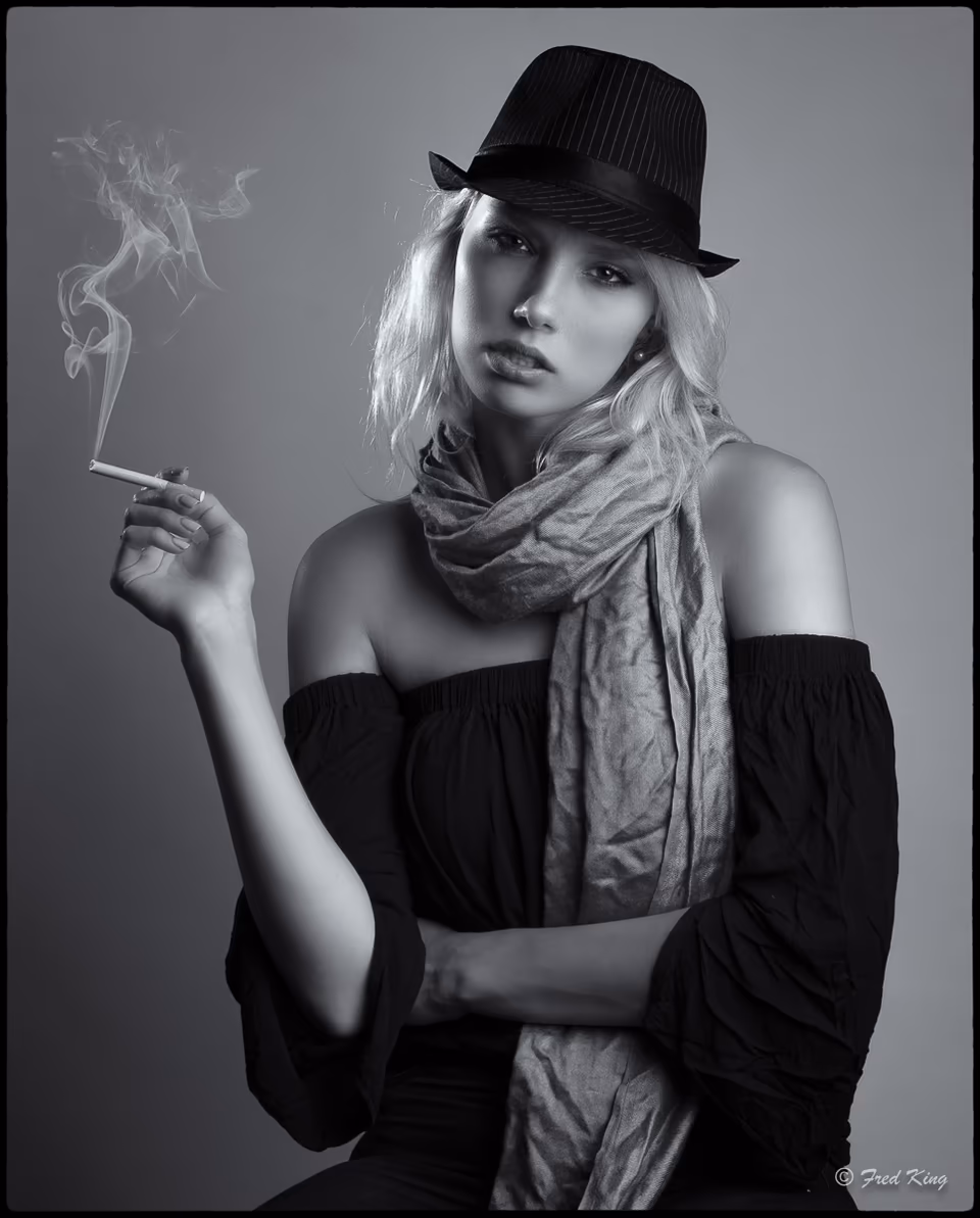 Portraits & Studio, photograph by Fred King