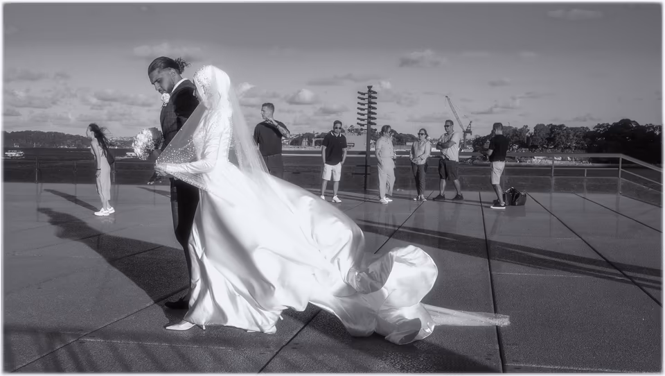 Weddings, photograph by Fred King