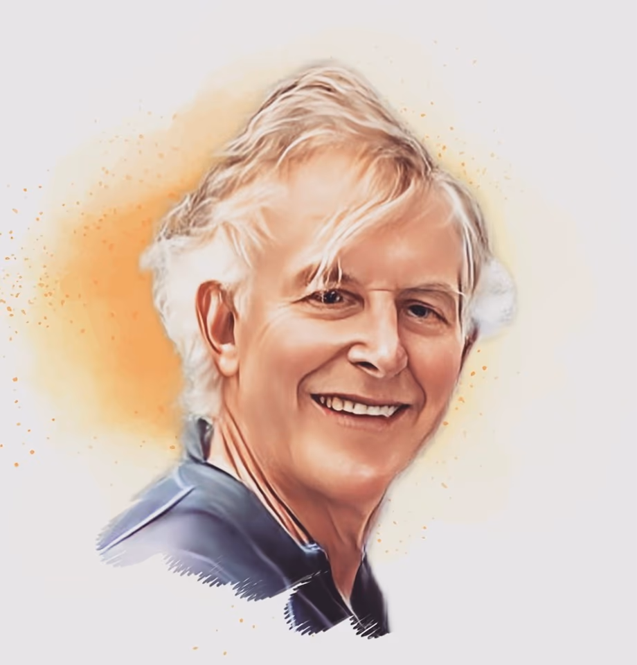 Portrait sketch of Fred King
