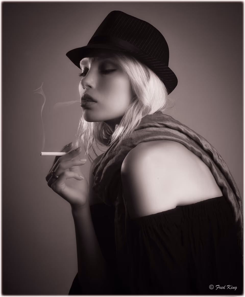Portraits & Studio, photograph by Fred King