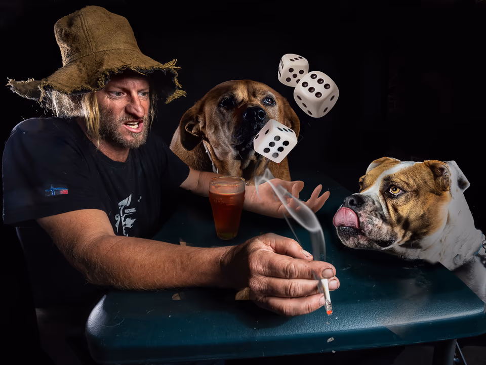 Canine, photograph by Fred King