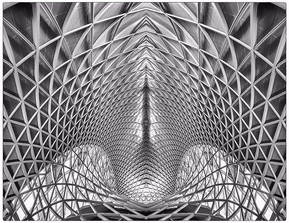 Kings Cross Station out there symetrical