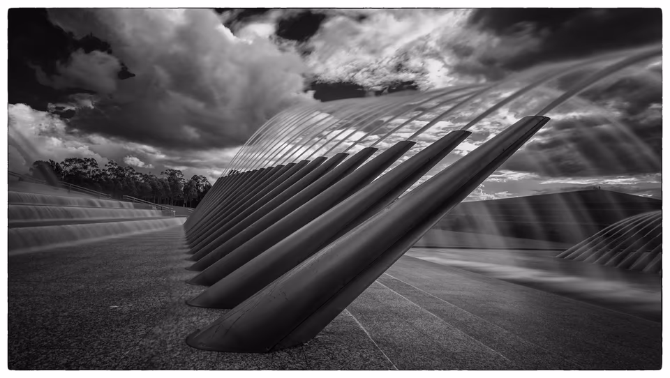 Olympic Park fountain